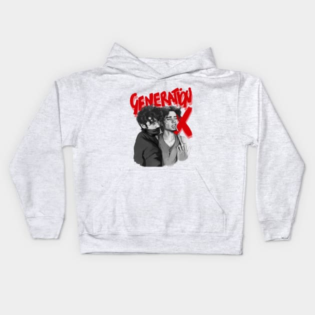 Chamber Skin Generation X Kids Hoodie by loobeeinthesky